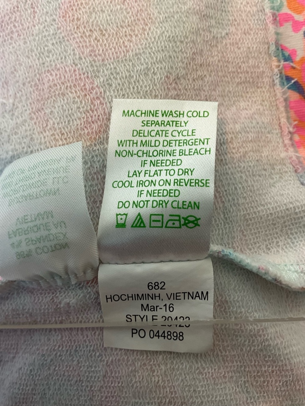 Lilly Pulitzer Dress Size XL Pink & Mint Print “Too Much Bubbly” Sleeveless Midi - Picture 6 of 6